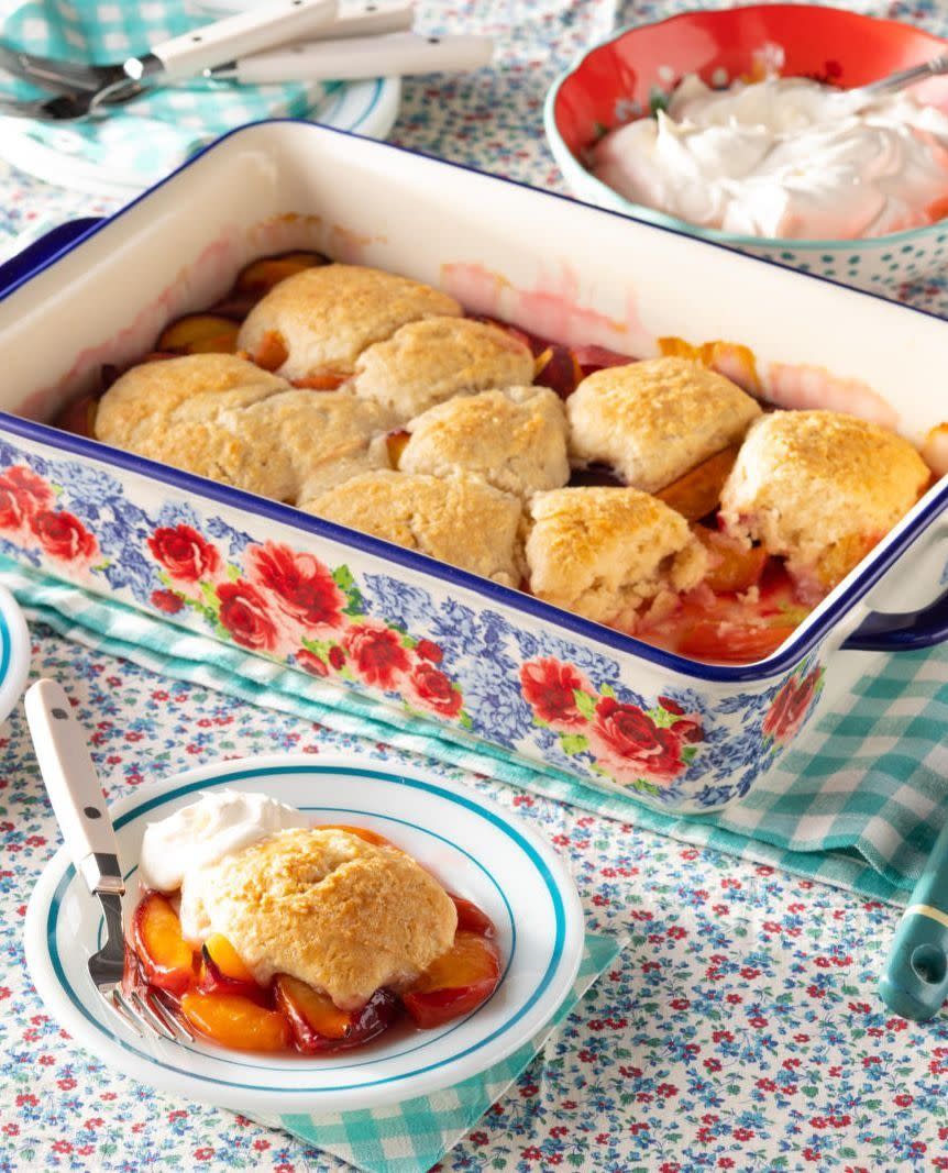 peach cobbler