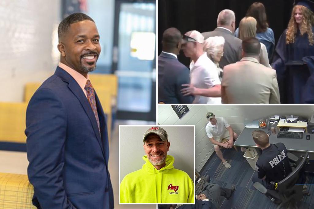 Wisconsin superintendent breaks silence after angry father shoves him away from his daughter at graduation
