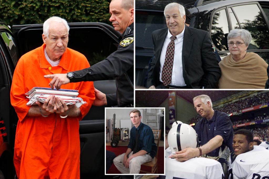 Penn State football coach Jerry Sandusky still maintains innocence, as wife stands by side