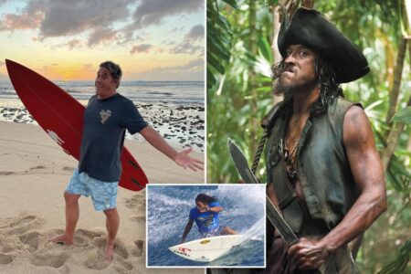 Surfing legend and ‘Pirates Of The Caribbean’ actor Tamayo Perry killed in shark attack in Hawaii