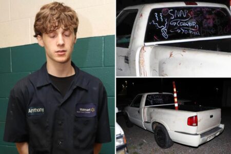 Teen found covered in dried blood inside wrecked truck is ‘uncooperative’ with cops as they investigate bizarre mystery