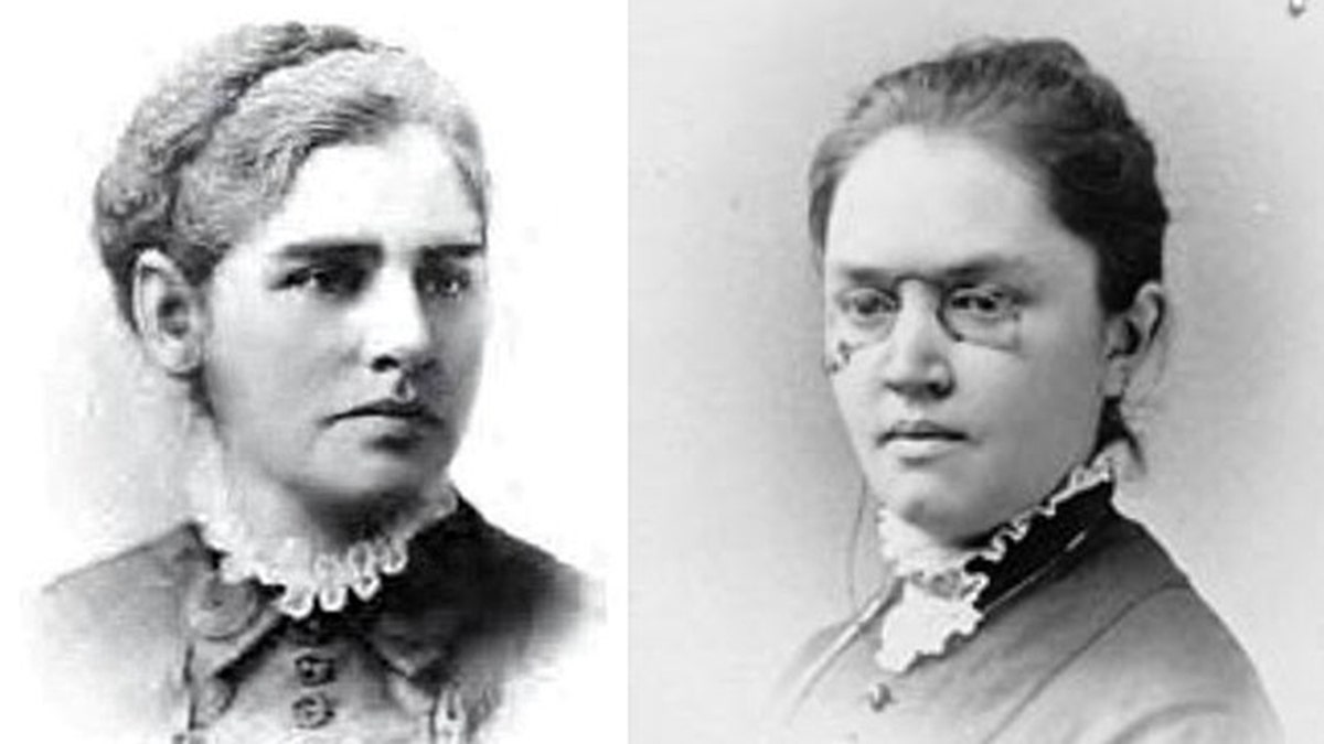 Katherine Lee Bates and partner