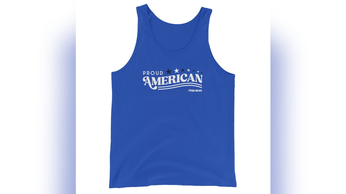 Stay cool and look cool with a patriotic tank top.