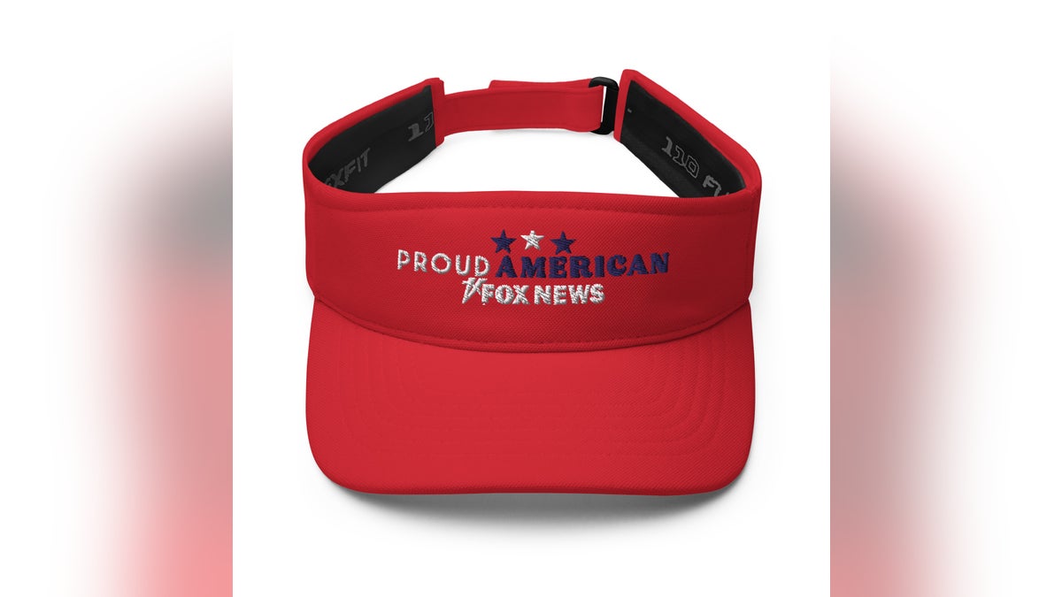 Show off your American pride and stay cool with this visor.