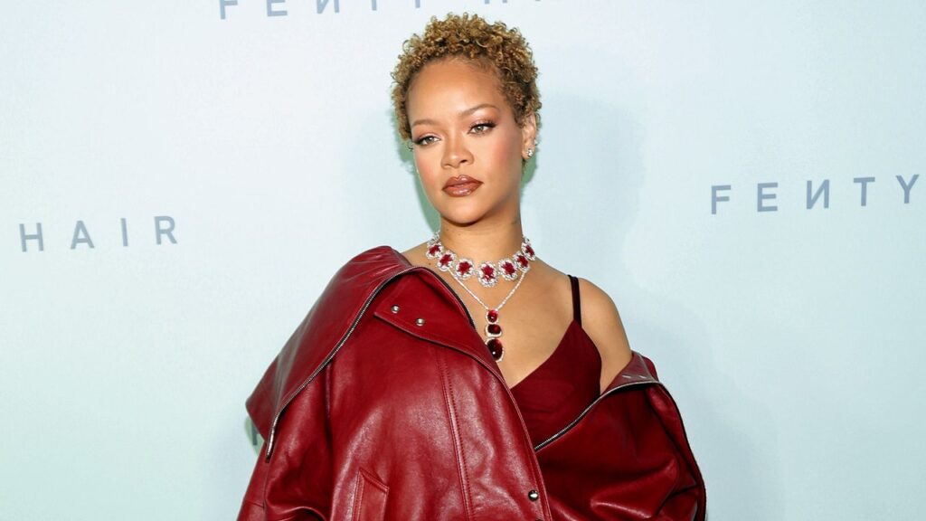 How Does Rihanna Do Monochromatic Style? She Matches Her Diamonds, Obviously