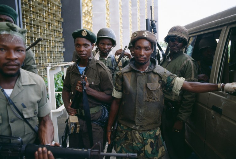 Liberian soldiers