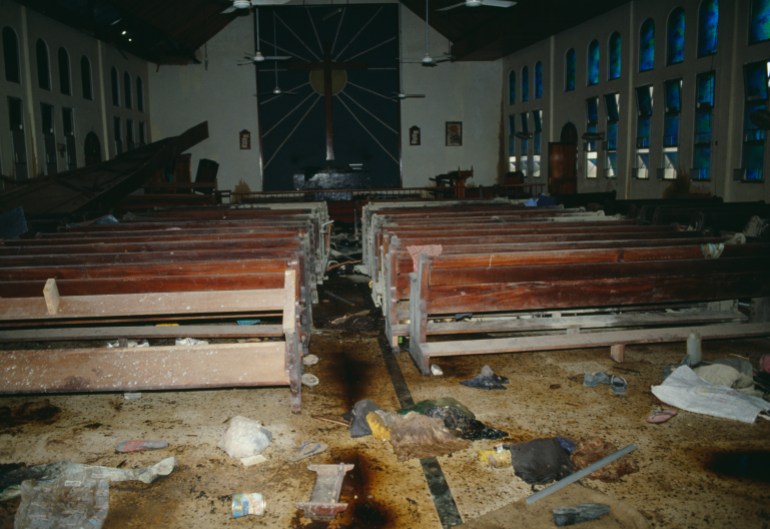 Lutheran Church massacre, Liberia, 1990