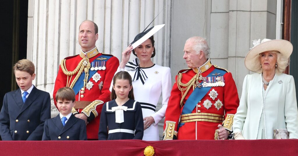 Kate Middleton Whispered to King Charles Throughout Trooping the Colour Balcony Appearance