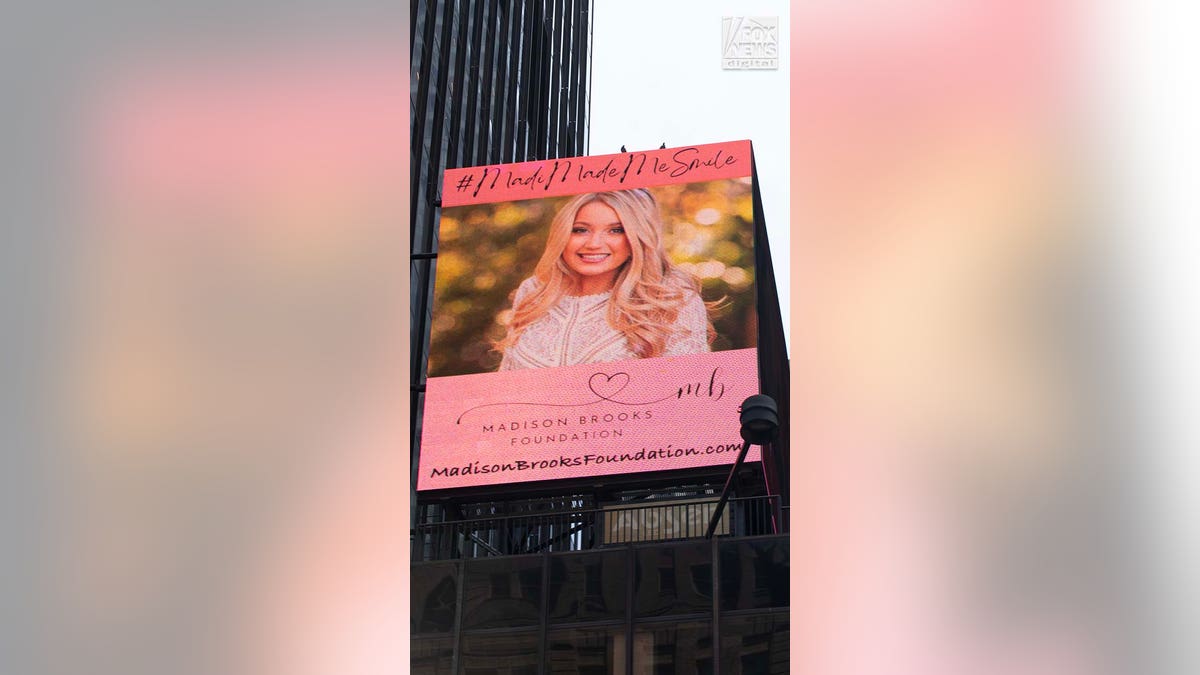 Madison Brooks Foundation billboard