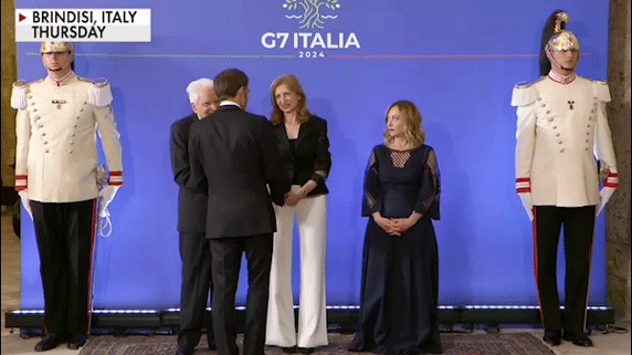 Italian PM Meloni gives France’s Macron ‘death stare’ after clash over G-7 statement