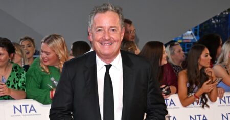 Piers Morgan Receives Friendship Bracelet With ‘Mean’ Lyrics at Taylor Swift’s ‘Eras Tour’ in London