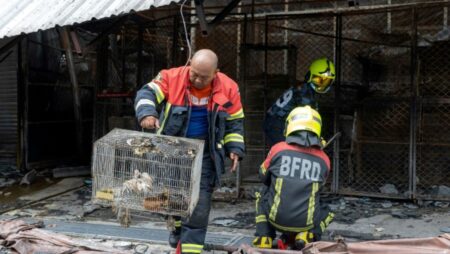Fire at Bangkok’s Chatuchak market kills over 1,000 animals