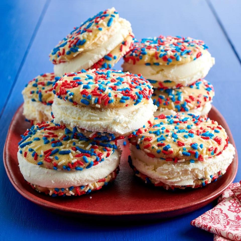 4th of july ice cream sandwiches