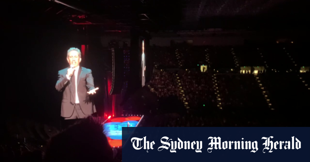 Jerry Seinfeld calls out pro-Palestine heckler in Melbourne
