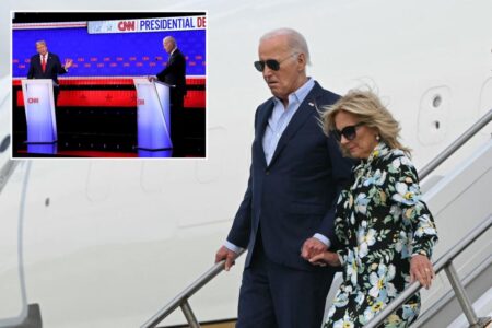 Biden claims at posh NJ fundraiser that his debate debacle impressed undecided voters