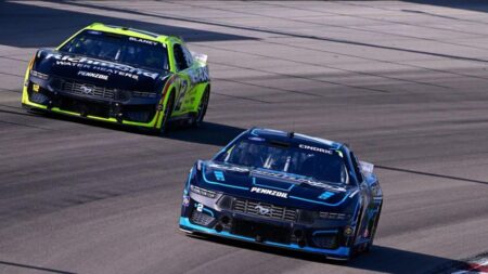 Austin Cindric Wins at WWT as Teammate Ryan Blaney Runs Out of Gas Coming To The White Flag