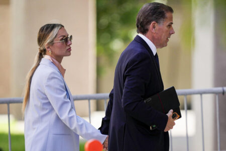 Hunter Biden’s wife confronts Trump ally in hallway outside gun trial