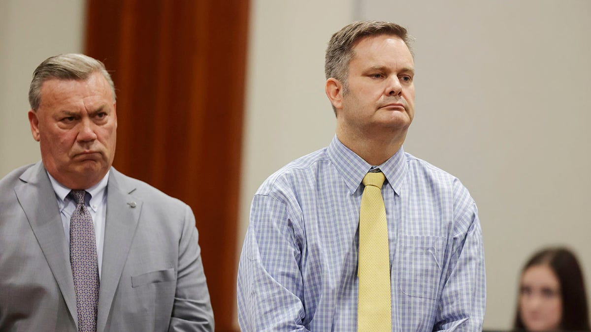 Chad Daybell listening to his sentence