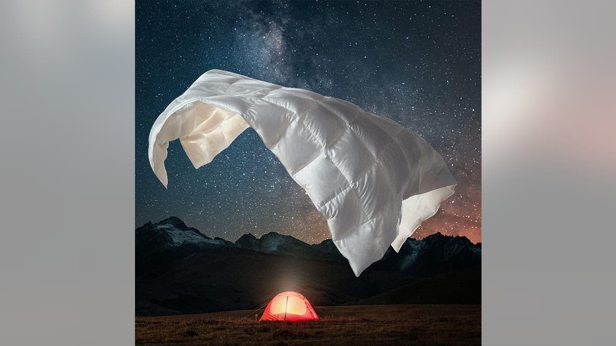 Try a down duvet as a cooling summer option.