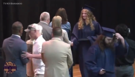 White dad stops daughter from shaking Black superintendent’s hand