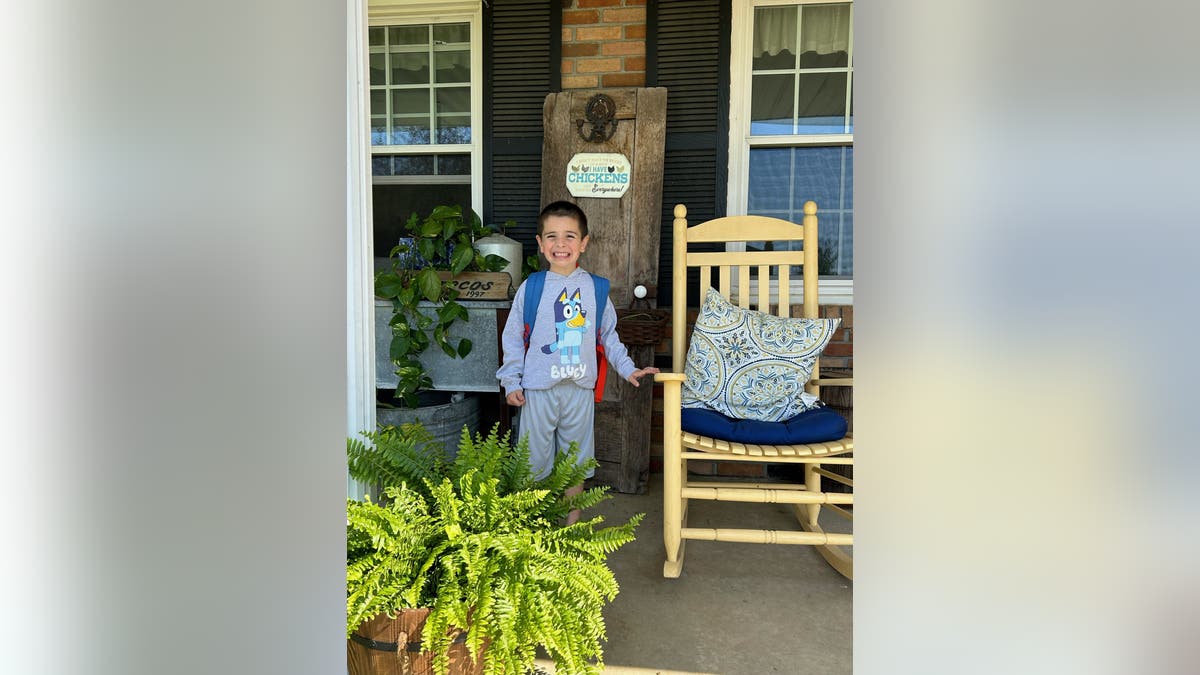 Kindergartener Griffan Greco