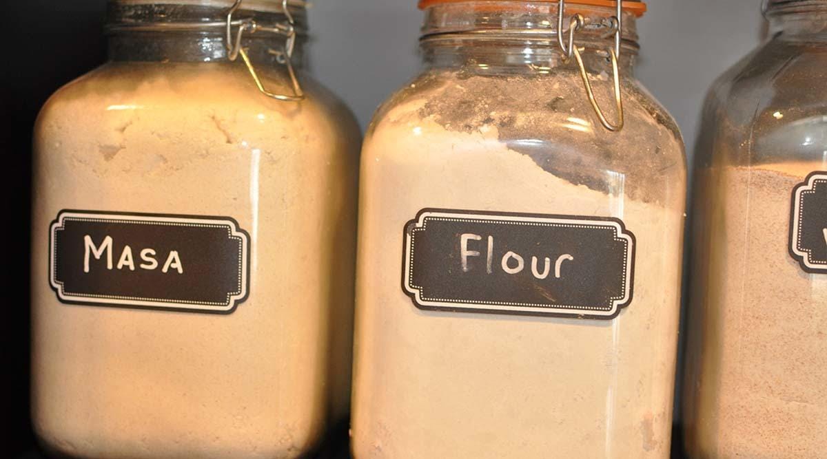 Kitchen pantry Flour and Masa