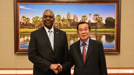 US defence chief visits Cambodia to boost ties with China ally