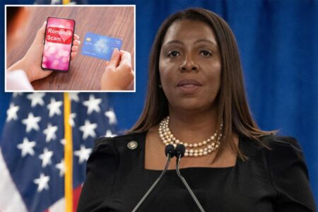 Letitia James issues warning as New Yorkers increasingly fall for romance scams, with some victims losing up to $1M