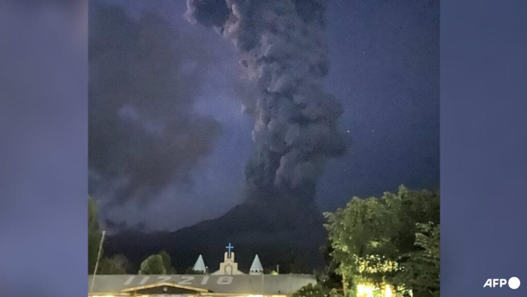 Alert level raised for Philippine volcano after ‘explosive eruption’