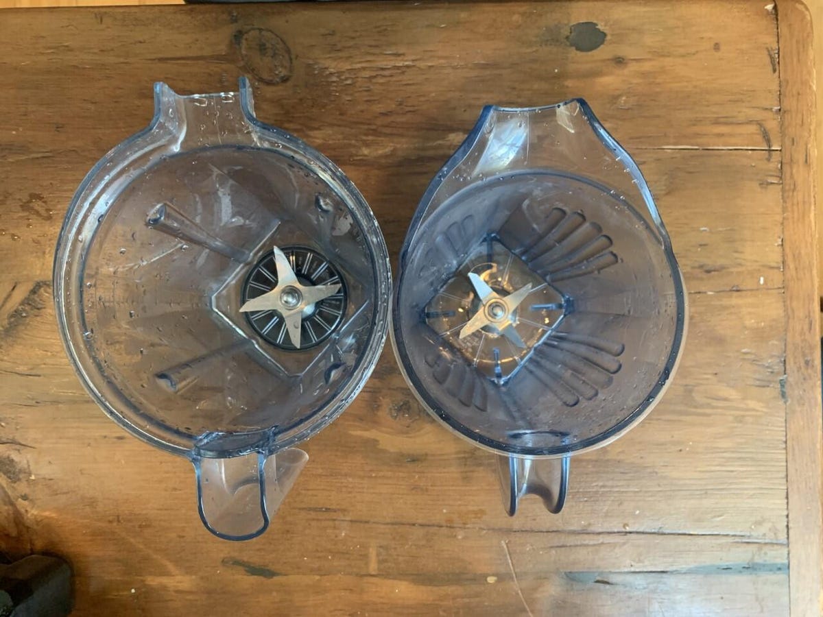 vitamix blenders looking down from top