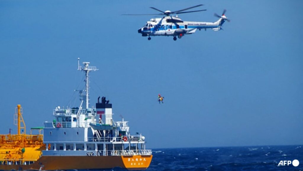 Swimmer rescued 80km off Japan after 36-hour ordeal