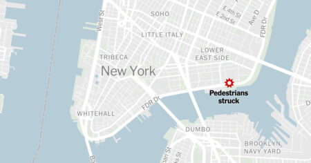 Two Dead After Being Struck By Pickup Truck in Downtown Manhattan