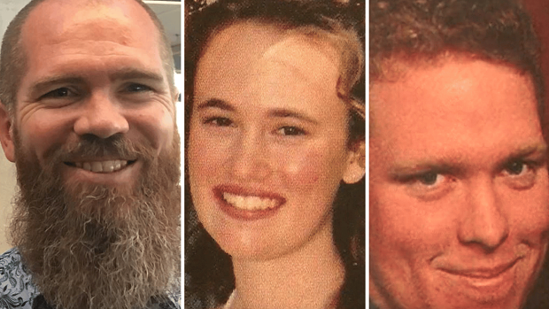 Nathaniel (left), Stacey and Gareth Train held extremist religious views.