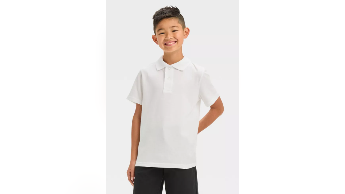 Get boys' uniform shirts for just a few bucks.