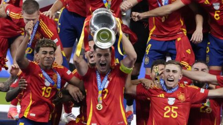 Spanish national football team returns to Madrid for celebrations