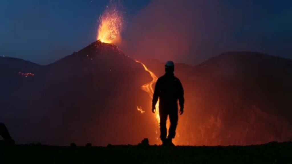 Spectacular display as Mount Etna erupts in Sicily