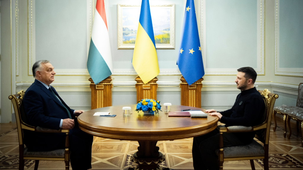 Hungary’s leader makes first visit to Ukraine since war began for peace talks with Zelenskyy