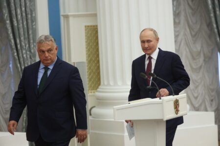 Putin stresses peace only after Ukraine’s surrender as Hungary’s Orban makes surprise visit to Moscow