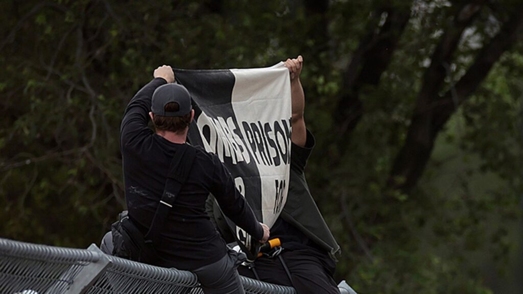 Anti-Israel protesters arrested after locking themselves inside fence at NASCAR’s Chicago Street Race