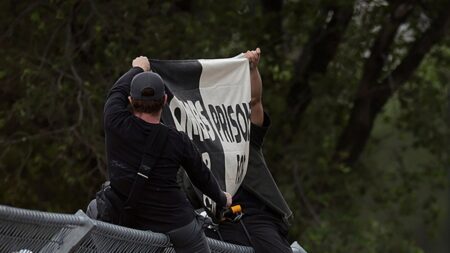 Anti-Israel protesters arrested after locking themselves inside fence at NASCAR’s Chicago Street Race