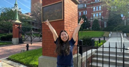 Recipient of free tuition at Johns Hopkins University due to $1 billion donation from Bloomberg Philanthropies expresses relief
