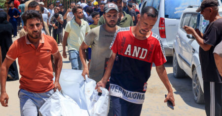 Dozens killed in Israeli operation to target two Hamas officials