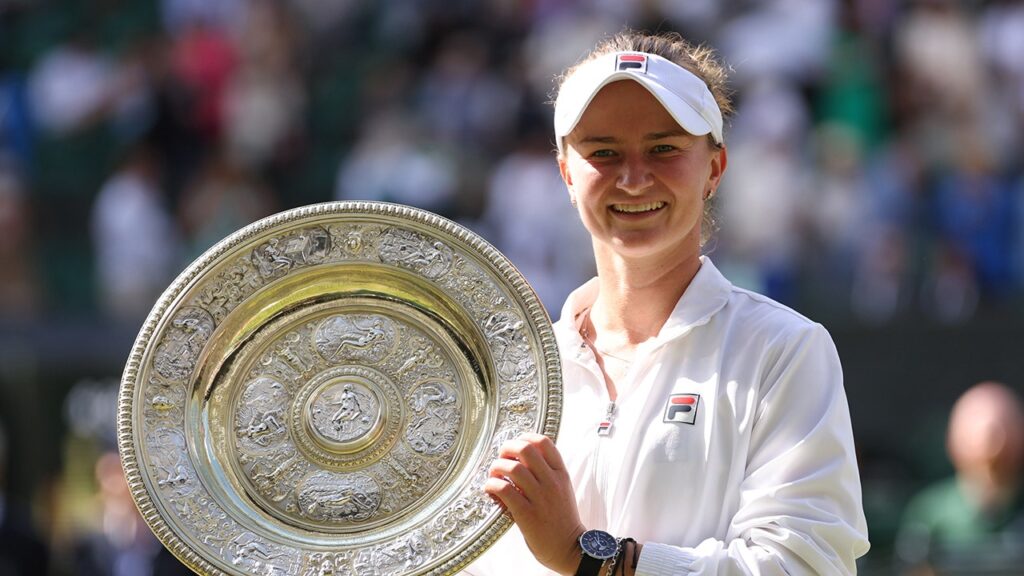 Barbora Krejcikova delivers thrilling Wimbledon women’s final, wins second career Grand Slam title