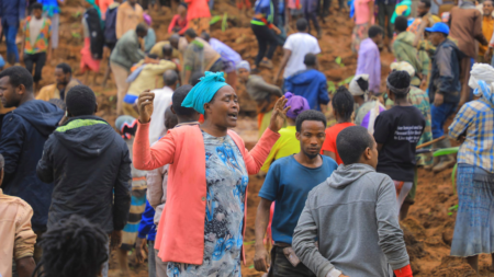 At least 157 dead in southern Ethiopia mudslides as search operations continue