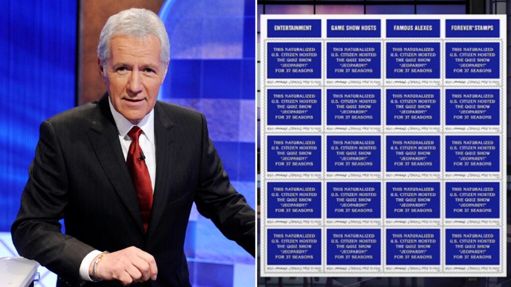 Late ‘Jeopardy!’ host Alex Trebek honored with USPS ‘Forever stamp’