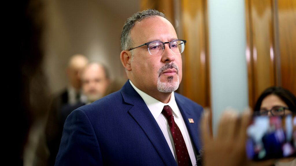 Republican AGs accuse Biden’s education secretary of ‘flagrant’ Hatch Act violations
