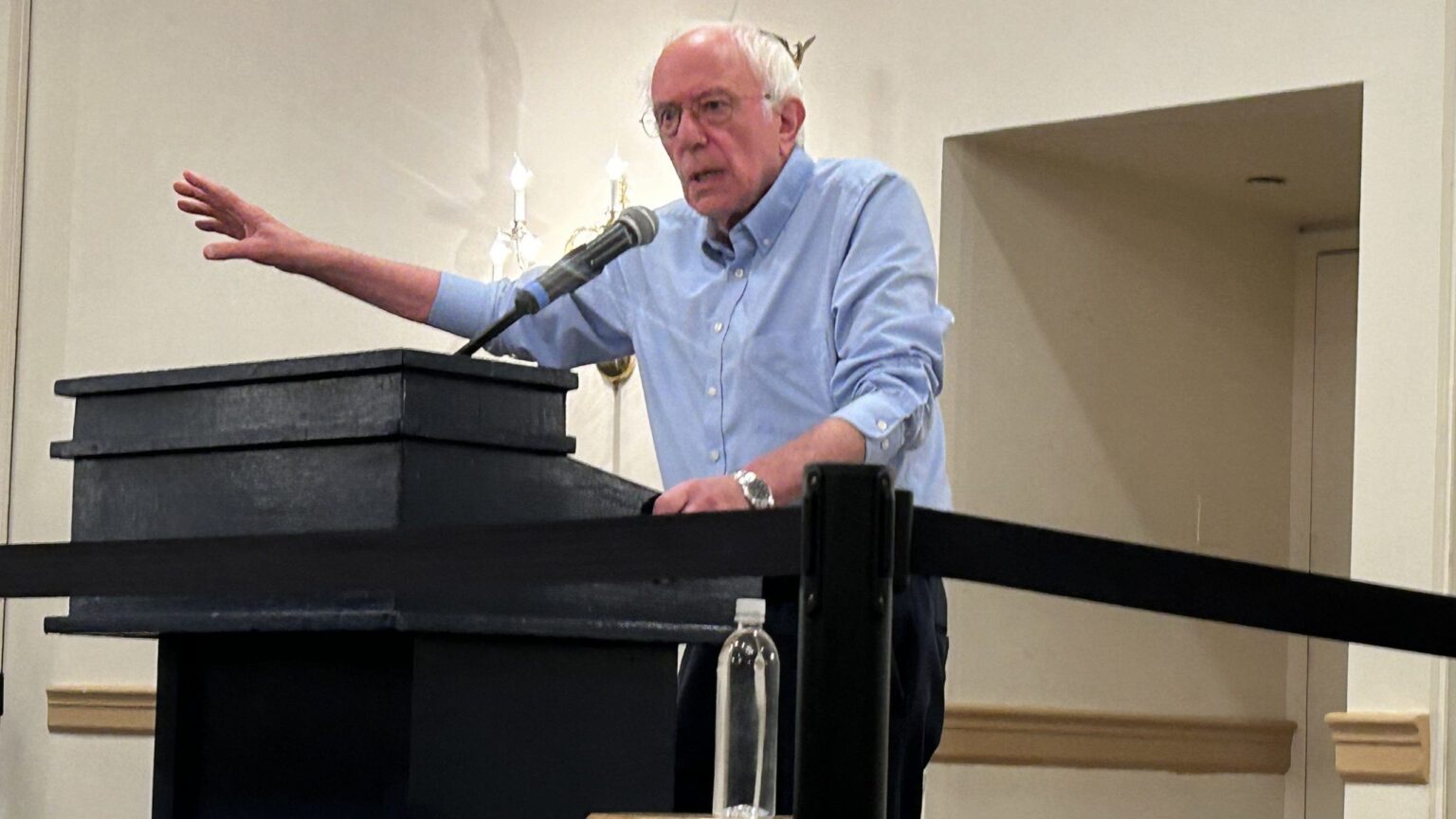 Bernie Sanders says Trump’s ‘lying’ when he claims Kamala Harris is more liberal than the Vermont senator