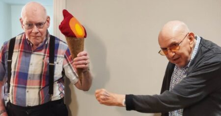 Retirement Community Residents Compete In Unique Olympic Games