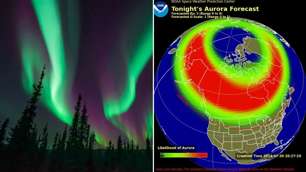 Northern Lights may be seen across some portions of US this week after ‘strong solar activity’