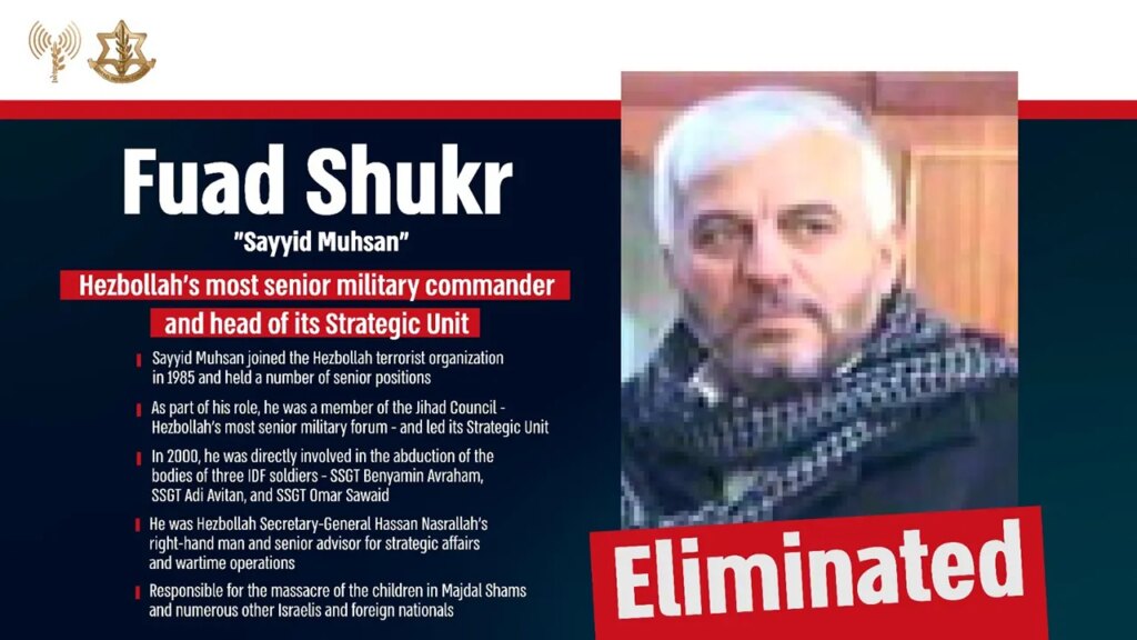 IDF kills Hezbollah commander behind brutal attack on children’s soccer field: officials
